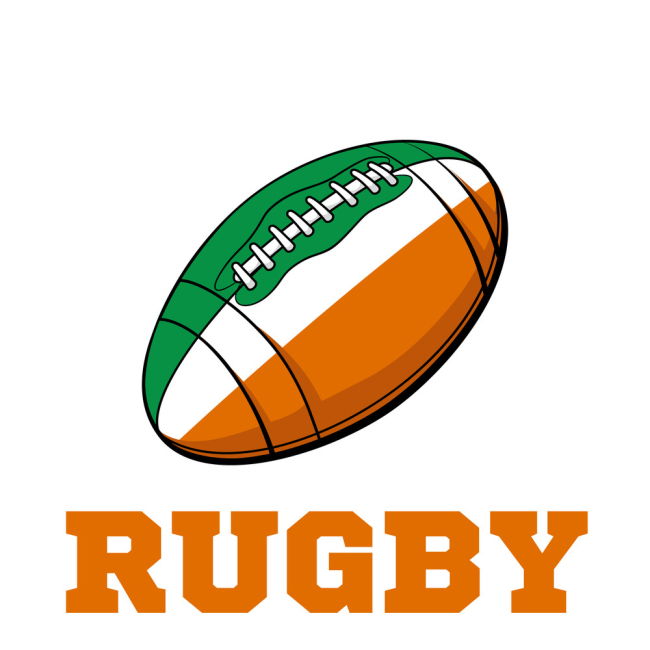 Ireland Rugby Ball Long Sleeve Tee (Green)